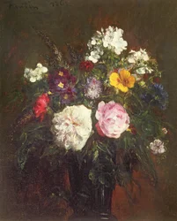 Róże i Floks, 1862