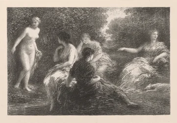Kąpiący się, 1896.