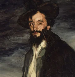 DETAL „PORTRET MALARZA PABLO URANGI” – 1905 – OLEO CANVAS, 146 × 115,5 CM