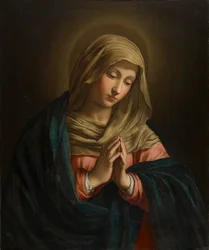 Dziewica na modlitwie, ok. 1629-85 (olej na płótnie)