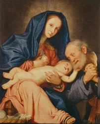 Święta Rodzina z koszykiem