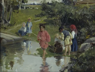 Wędkarstwo dzieci, 1882