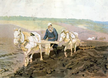 Orka hrabiego Tołstoja - według obrazu Repine