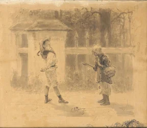 Dziewczyna błagająca, 1889