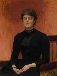 Portret artystki Elizavety Zvantsevej