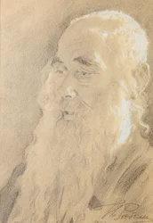 Lew Tołstoj. Jasna Polana, 1891.