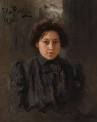 Portret córki artysty Nadieżdy Repiny, 1898.