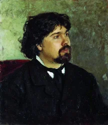 Portret artysty Wasilija Surikowa, 1848-1916, 1885.