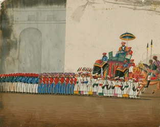 Sułtan jadący na słoniu, c. 1800