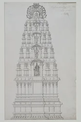 Pięciopiętrowy gopuram