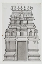 Dwupiętrowa gopuram