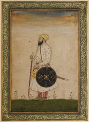 Bahram Khan, urzędnik sądowy Szahdżahana, Mogołów Indie, ok. 1720 r