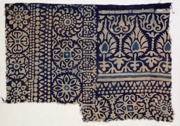 Zadrukowany fragment tkaniny, Indian (bawełna)