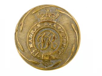 Button, Korpus Sztabowy Madrasu, 1861-1876
