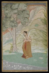 Gauri Ragini, folio rękopisu, koniec XVIII w.