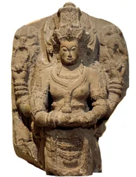 Hinduizm: stela poświęcona bogini Devi. XV wiek Z wyspy Jawa. Paryż, Muzeum Guimet, Narodowe Muzeum Sztuki Azjatyckiej