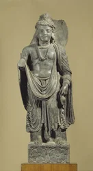Maitreja, Gandhara (szary łupek)
