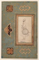 Portret Kuka Azama Shaha, ok. 1640 (atrament na papierze)