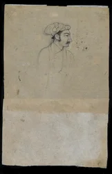 Sultan Khurram (Shah Jahan) (tusz na papierze)