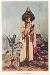 Indianie: Wasudev Beggar (kolorowe zdjęcie)