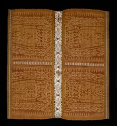 Spódnica Ceremonialna, Sumatra (jedwab i haftowana bawełna)