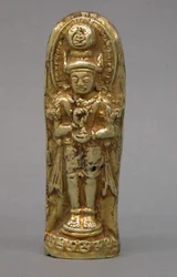Rzeźba Bhairawy, ok. 1300 (złoto)