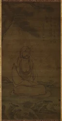 Bodhidharma pod sosną
