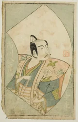 Aktor Ichikawa Yaozo II, z "Księgi obrazkowej fanów sceny (Ehon butai ogi)"