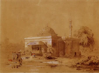 Projekt pawilonu Łaźni Tureckiej w Parku Katarzyny w Carskim Siole, ok. 1930 r. 1850