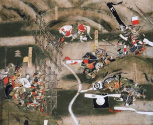 Ekran bitwy pod Nagashino 1575, Muzeum Zamkowe w Osace, 2005 (zdjęcie)