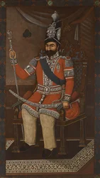 Portret Mohammada Szacha Qajara 1810-1848