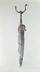 Sztylet, kultura Halstatt, c.750-450 pne (żelazo)