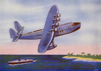 Sikorsky S-42, Bermuda Clipper (kolorowa litografia)