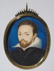 Portret mężczyzny, ok. 1615 (akwarela na kartonie w późniejszej srebrnej złoconej oprawie)