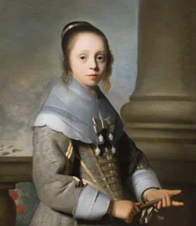Portret dziewczynki, ok. 1650 (olej na płótnie)