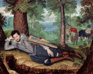 Edward Herbert, 1. baron Herbert z Cherbury, ok. 1610-14, miniatura