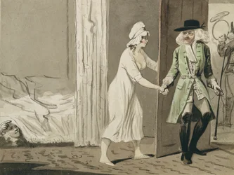 Rogacz wyrusza na polowanie, ok. 1800