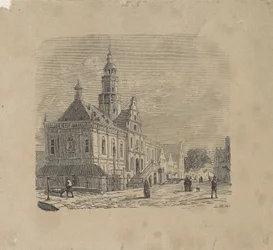 Widok ratusza w Bolsward