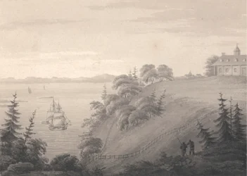 Widok na Mount Vernon, siedzibę generała Washingtona