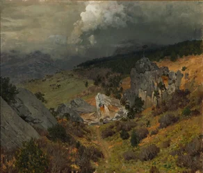 W górach krymskich, 1886