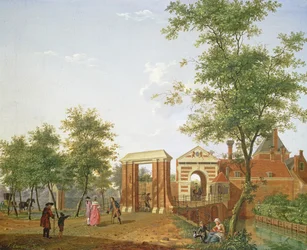 Widok na Zylpoort, Harlem, 1780