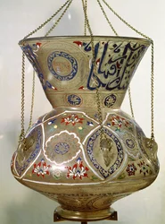 Lampa, z Meczetu Sułtana Hasana, Kair (szkło)