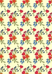Druk Flora, 2015 (papier cięty)