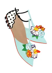 Letnie sandały, 2014 (papier cięty)
