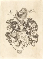 Herb z lwem, ok. 1900 r. 14801490.