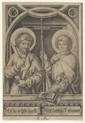 Św. Bartłomiej i św. Filip z Apostołów, 1435-1503.