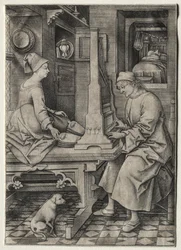 Organista i jego żona.