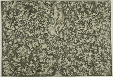 Panel ozdobny z dwoma kochankami