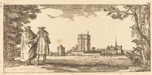 Ogólny plan Chasteau i małego Parc de Vincennes