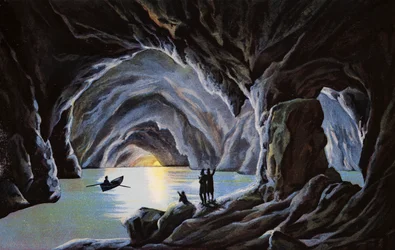 Capri, Błękitna Grota (zdjęcie kolorowe)